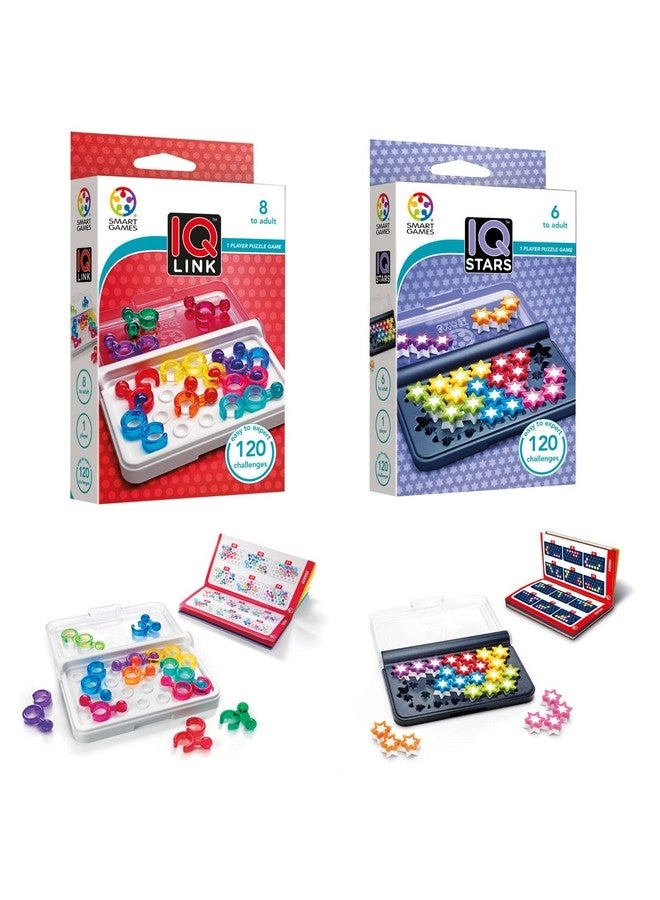 SmartGames Iq Link + Iq Stars 2-in-1 Puzzle
