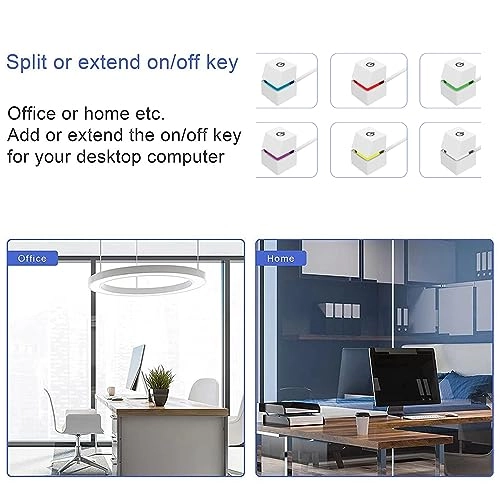 PC Power Switch - Push Button Backlit Plug and Play