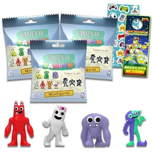 roblox Banban Mini Figures Blind Bags - 3 Pack Bundle