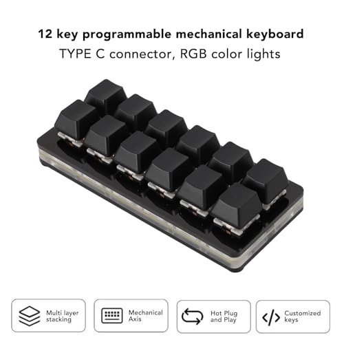 12-Key One-Handed Keyboard - Wired