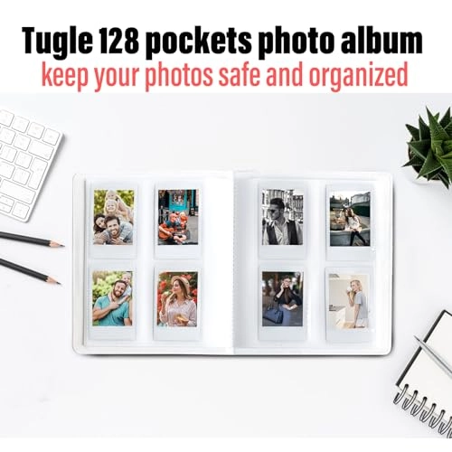 2x3" 128 Pockets PU Leather Photo Album
