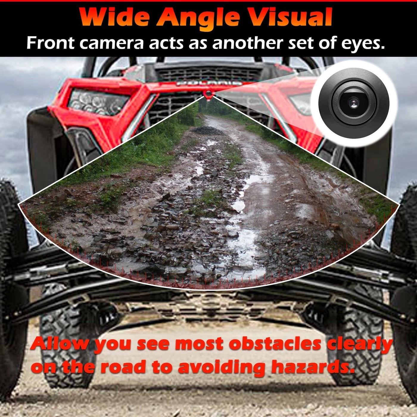 Polaris RZR Ride Command Front Camera - 720P