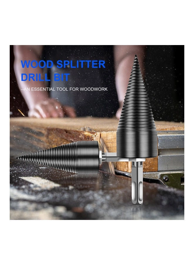 Square Shank Firewood Log Splitter Drill Bit - carbon steel 1 piece