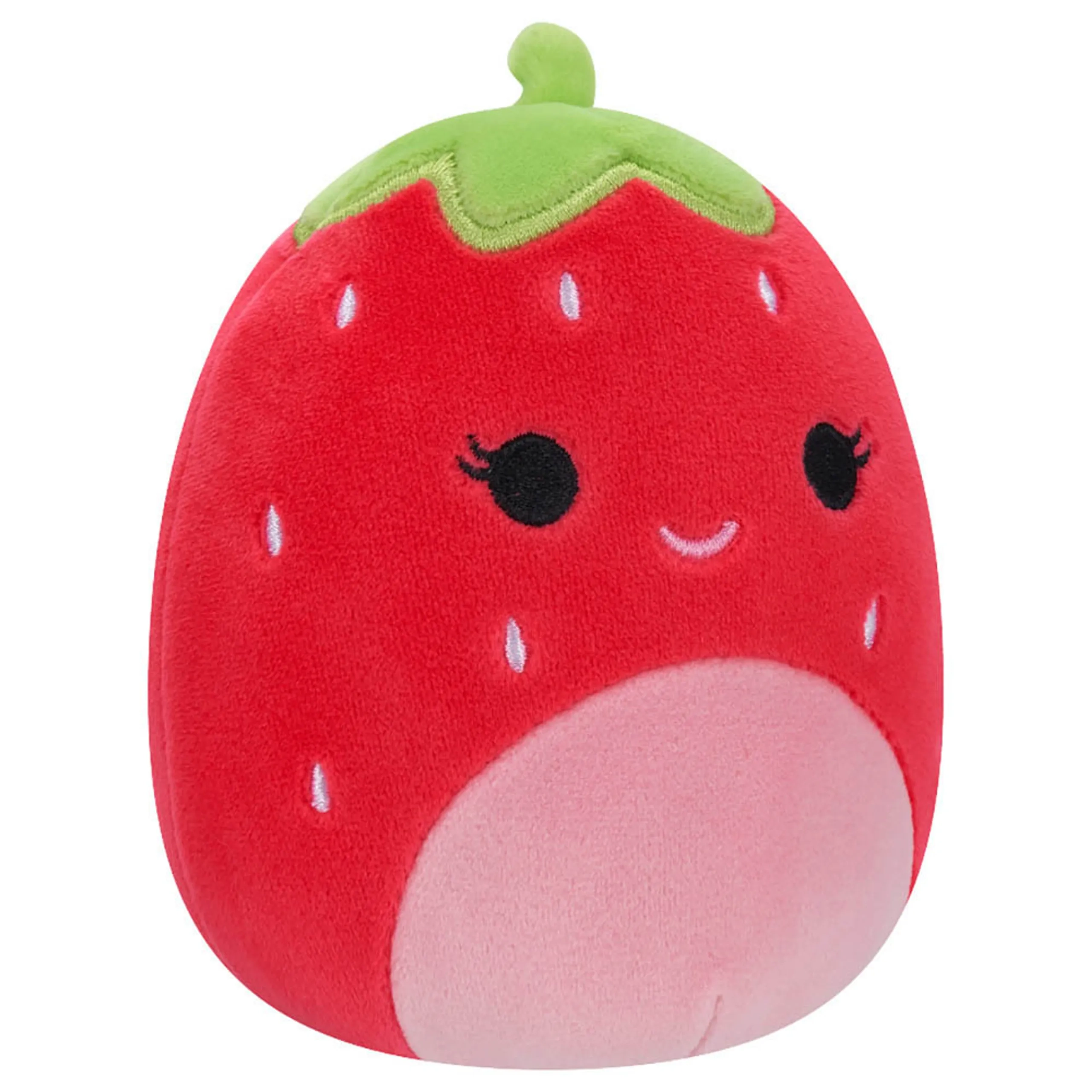 Strawberry & Amelie Strawberry Milk Flipable Plush Toy 12.7 cm