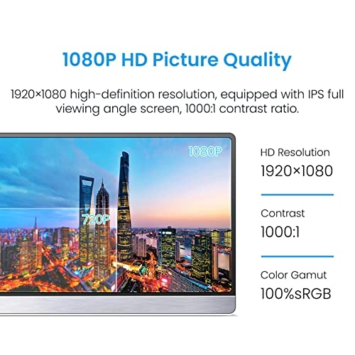 Portable Monitor - 1920x1080 16.1 Inches