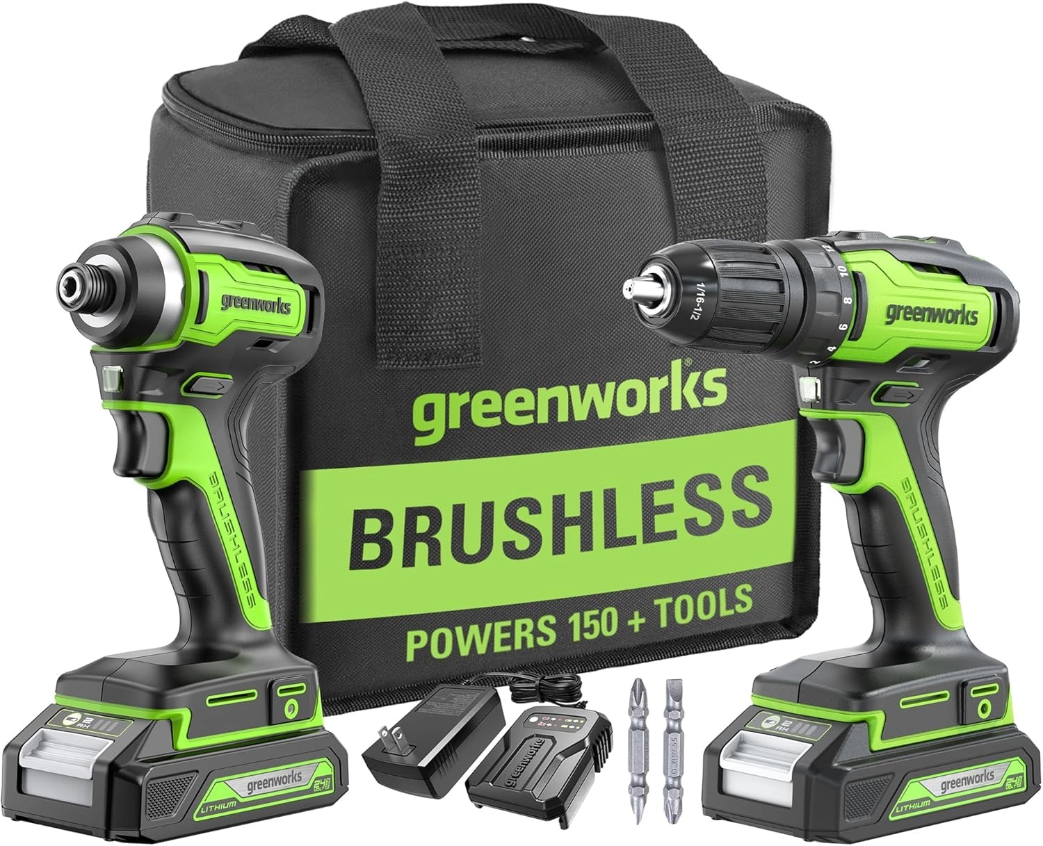 Greenworks DDG401 - 24V Brushless + ISG402 - 220Nm