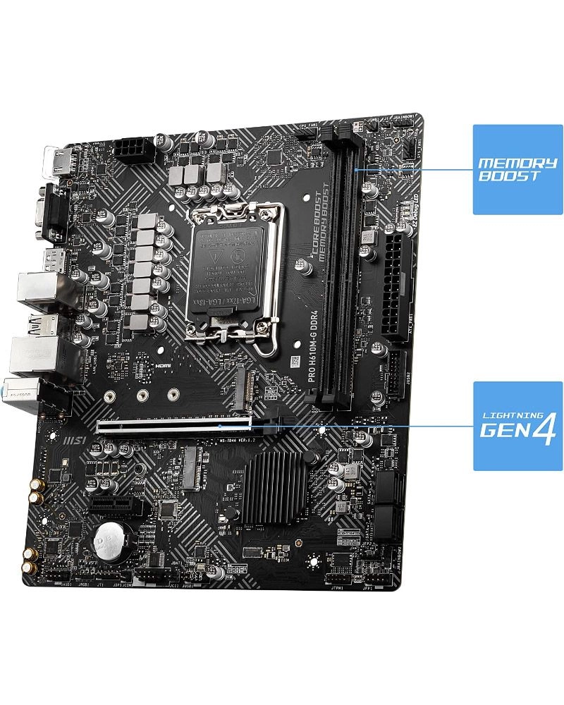 H610M-G - DDR4 Micro-ATX LGA 1700