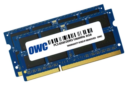 OWC PC8500 - 16GB 1066MHz SO-DIMMs DDR3