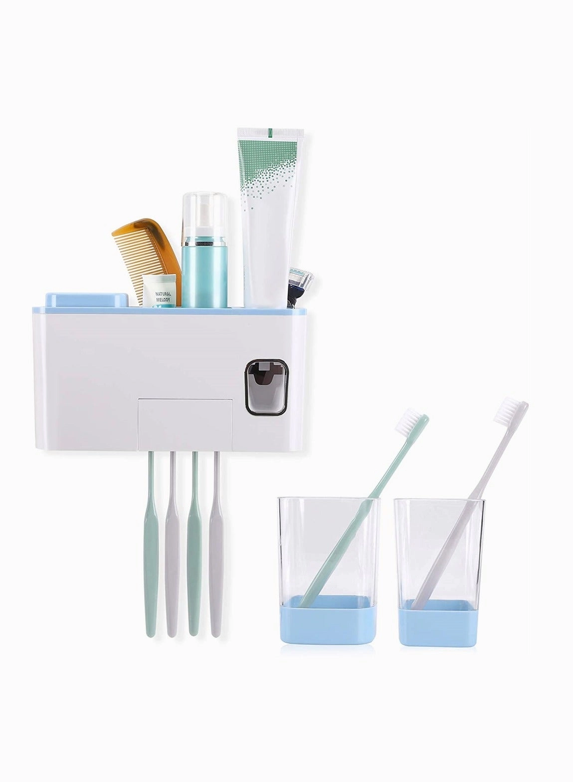 Toothbrush Holder - 4 Wall Mounted