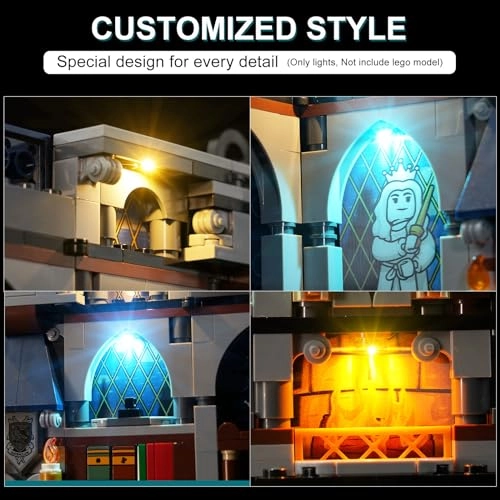 LED Light Kit for Lego 76411 - Lighting Only Blue