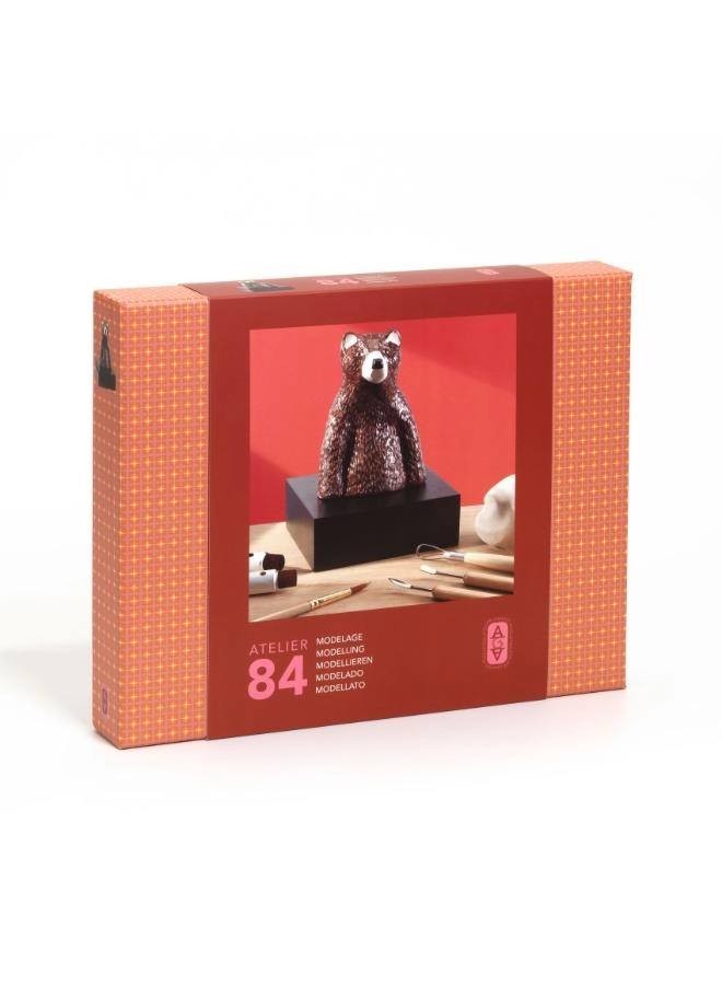 DJECO Atelier 84 - air dry clay three blocks of clay