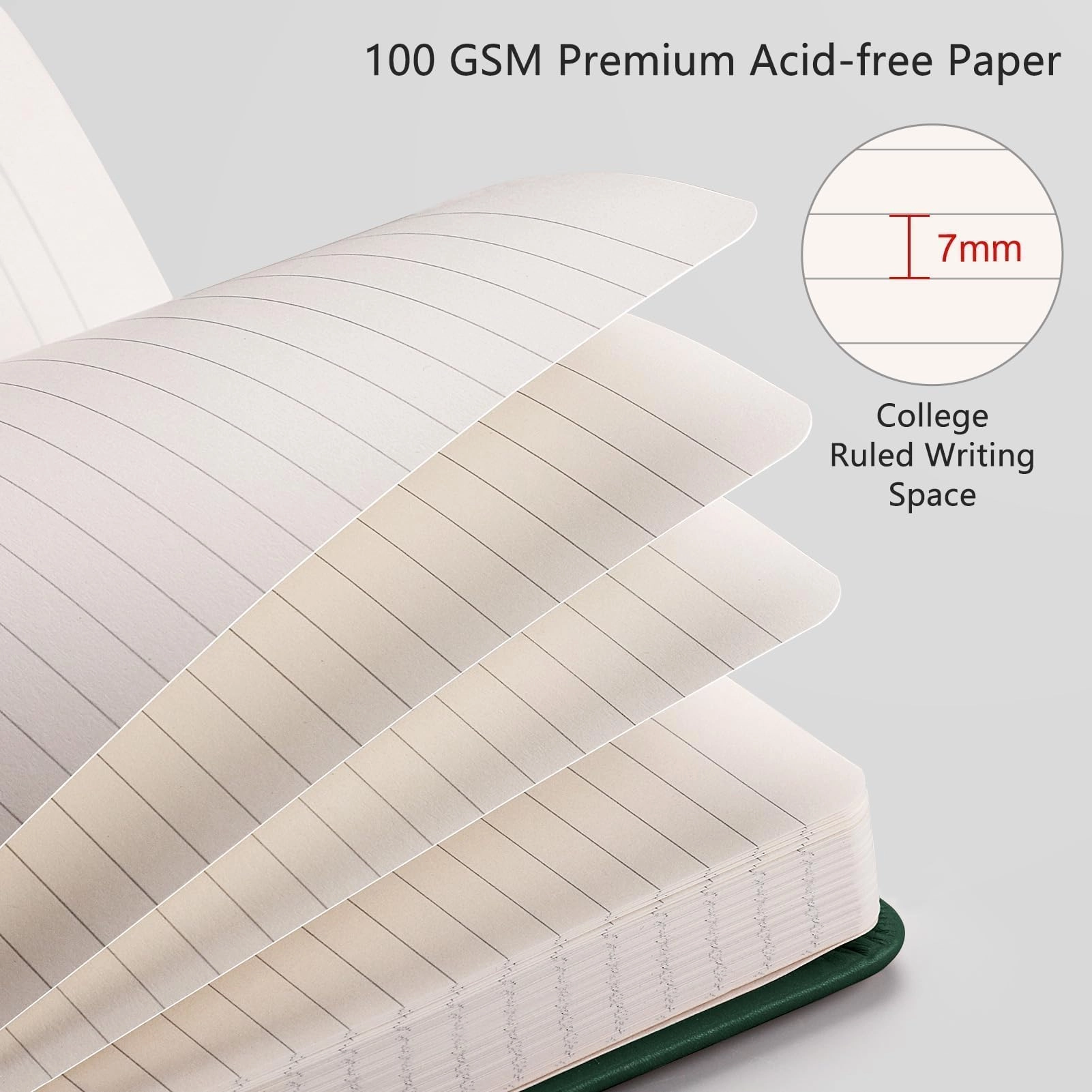 Notepad A5 Hardcover - Lined 376 Pages