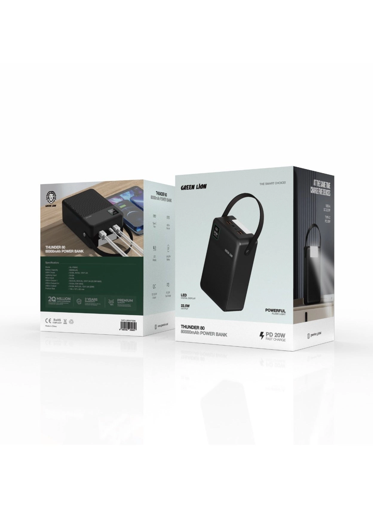 Thunder 80 - 80000 mAh Fast-Charging