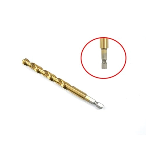 Hexagonal Spiral Quick Change Drill Bit - 10 Pieces 2mm to 13mm