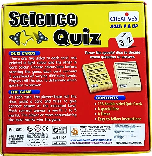 Science Quiz - 9 years+