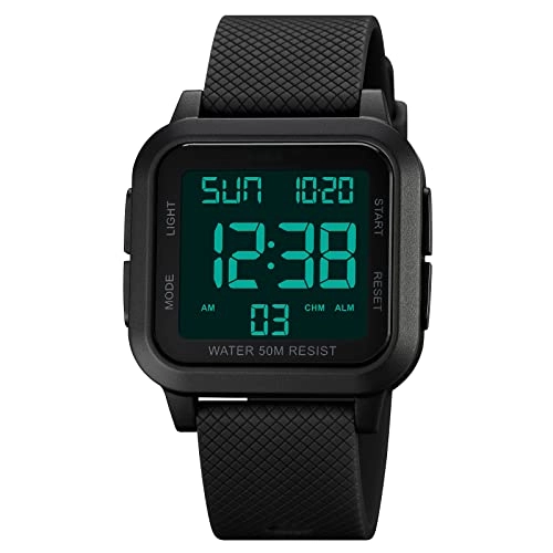 Sport Digital Watch 40mm Acrylonitrile Butadiene Styrene