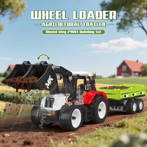 24093 Farm Wheel Loader - Mini World City Series