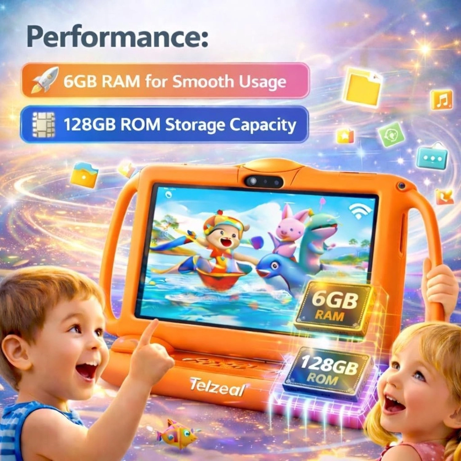 P600 Tablet 7" Wi-Fi 6GB RAM 128GB