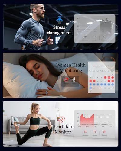 Smart Ring - IP68 Heart Rate Sleep Monitor