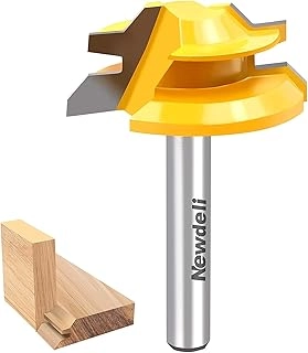 Newdeli 45 Degree Lock Miter Router Bit