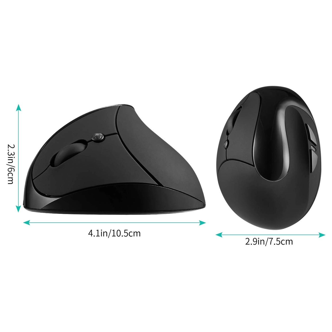 Left Handed Ergonomic Vertical Mouse - USB