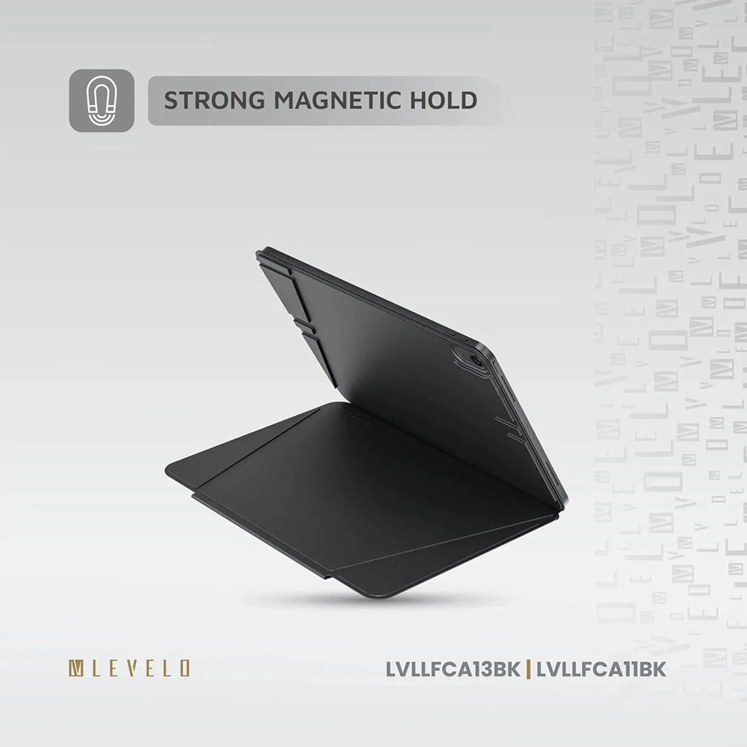 Detachable Magnetic Case with Card Holder and Pen Slot for iPad Air 13-inch (2024)