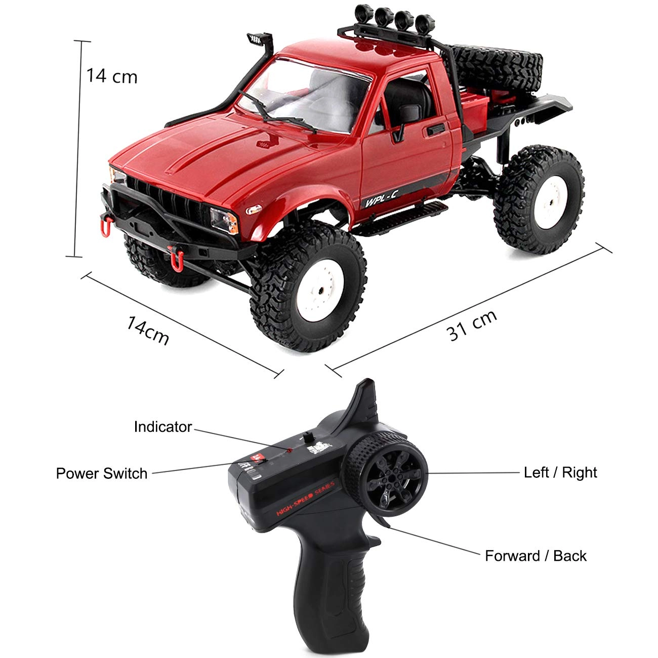 WPL C14 - 1:16 Scale