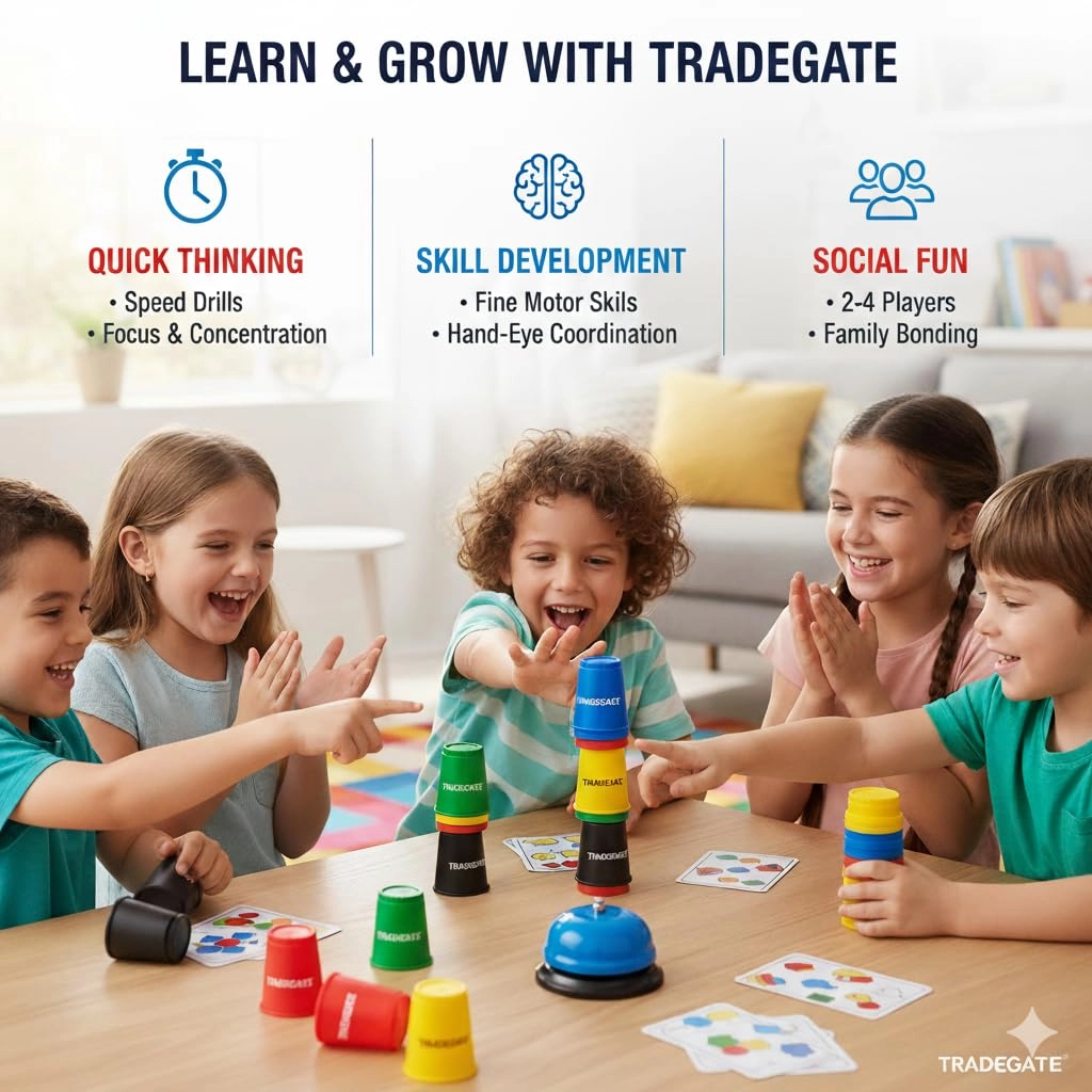 Quick Cups Games for Kids - 30 pieces