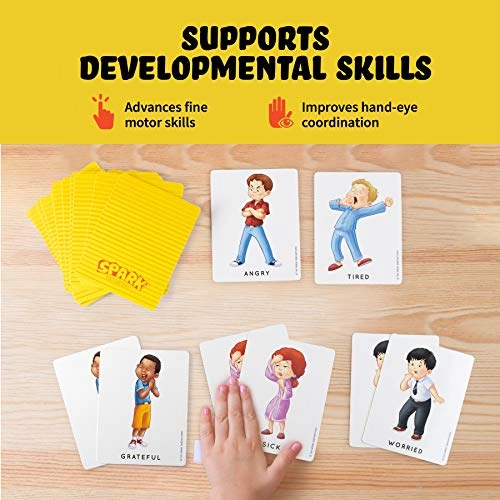 Feelings Flash Cards - 3 years and up 1 pieces