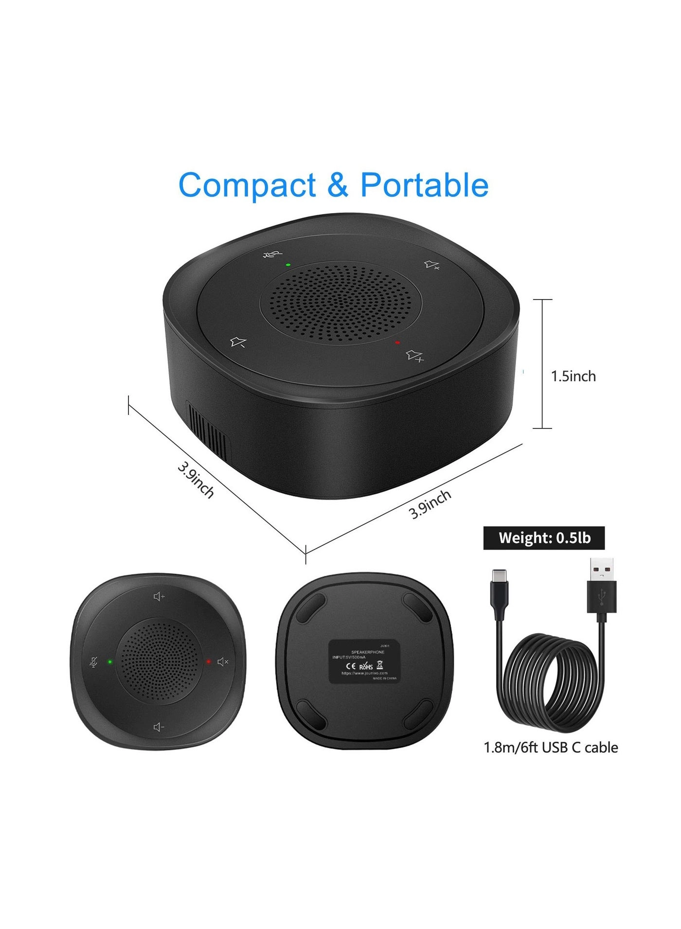 Conference Speaker and Microphone