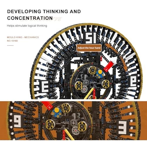 Clock Building Set (FTDE-10160-0422) - 3675 Pieces App Controlled