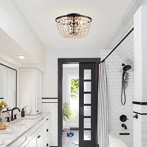 Crystal Leaf Chandelier