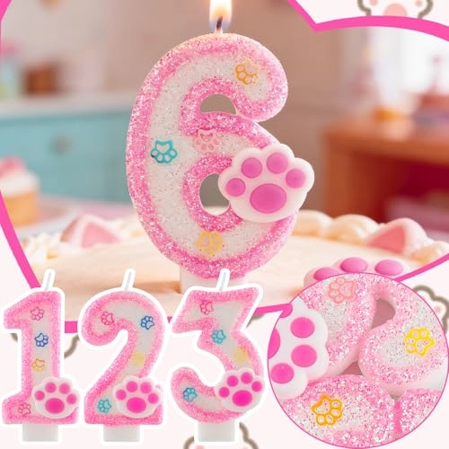 Number 3 Birthday Candle - 1 Count Birthday