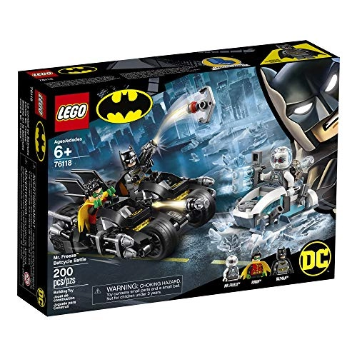 DC Batman Mr. Freeze Batcycle Battle (76118)