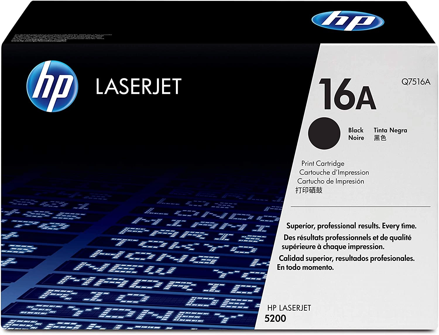 HP Q7516A - 12,000 Per Cartridge Black
