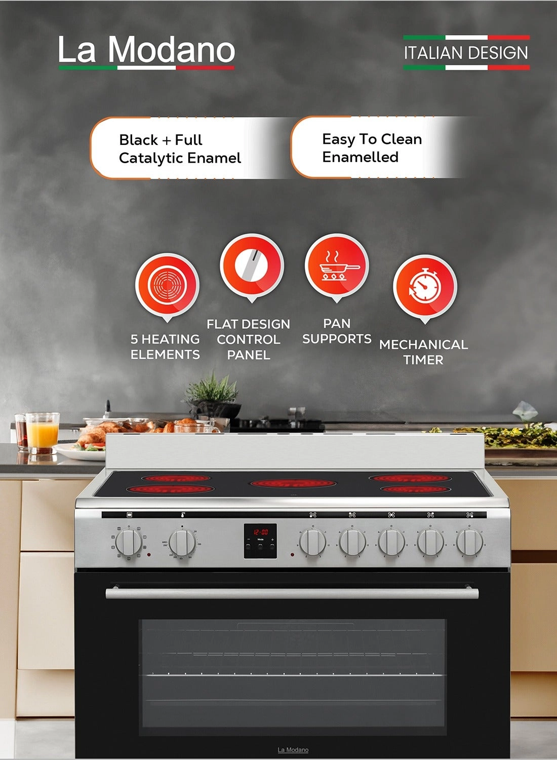 LMC904VT 90x60 Cm Electric Oven