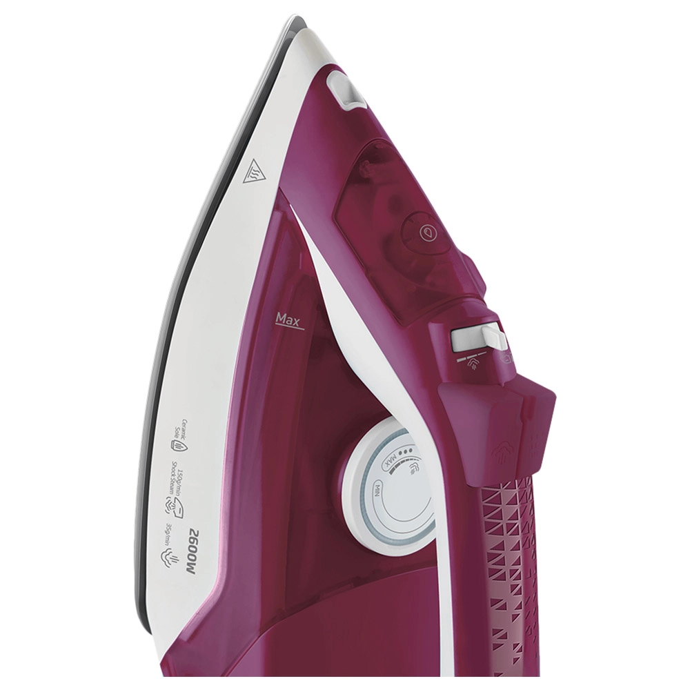 Steam Iron - Ceramic soleplate 2600Watts 35 g/min