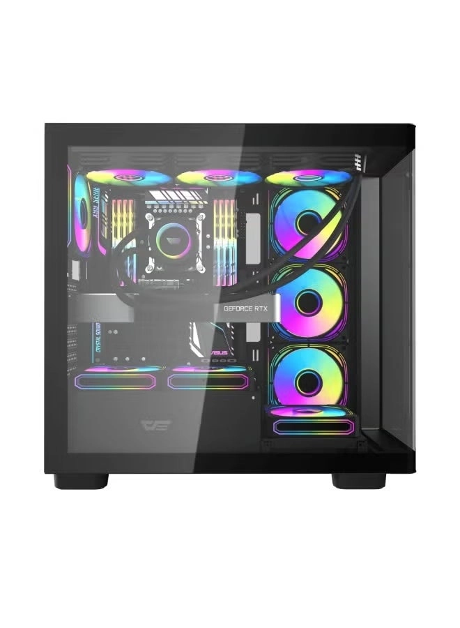 DS900G - curved tempered glass Mid Tower