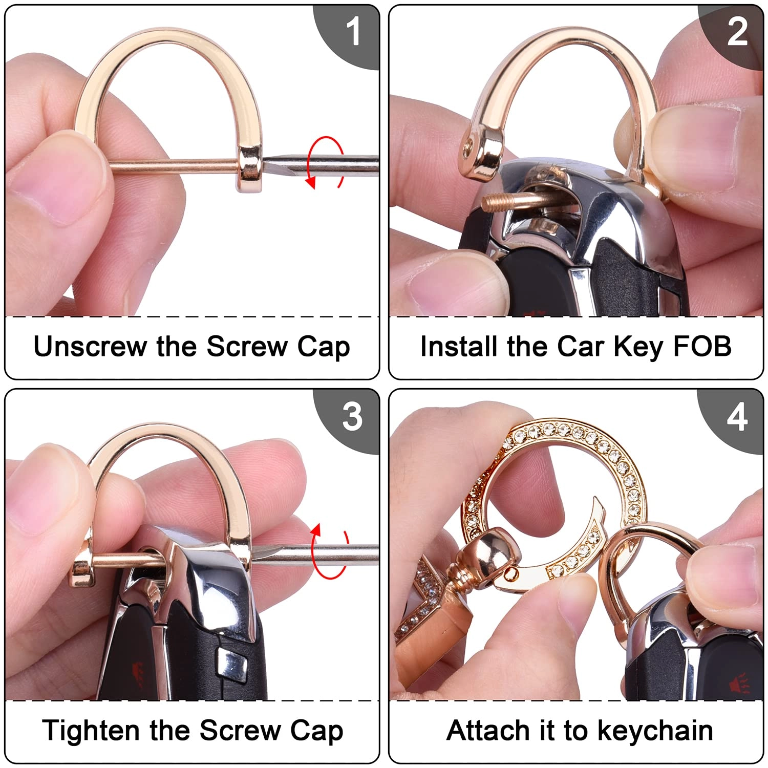 Bling Car Keychain - Car