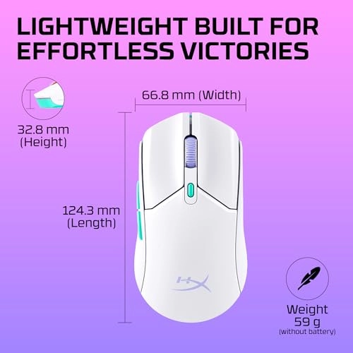 Pulsefire Haste 2 Core Gaming Mouse - 2.4GHz, Bluetooth