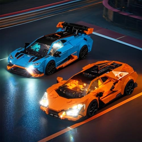 Light kit Compatible with Lego 77238 Lamborghini Revuelto & Huracán STO - Standard Version USB