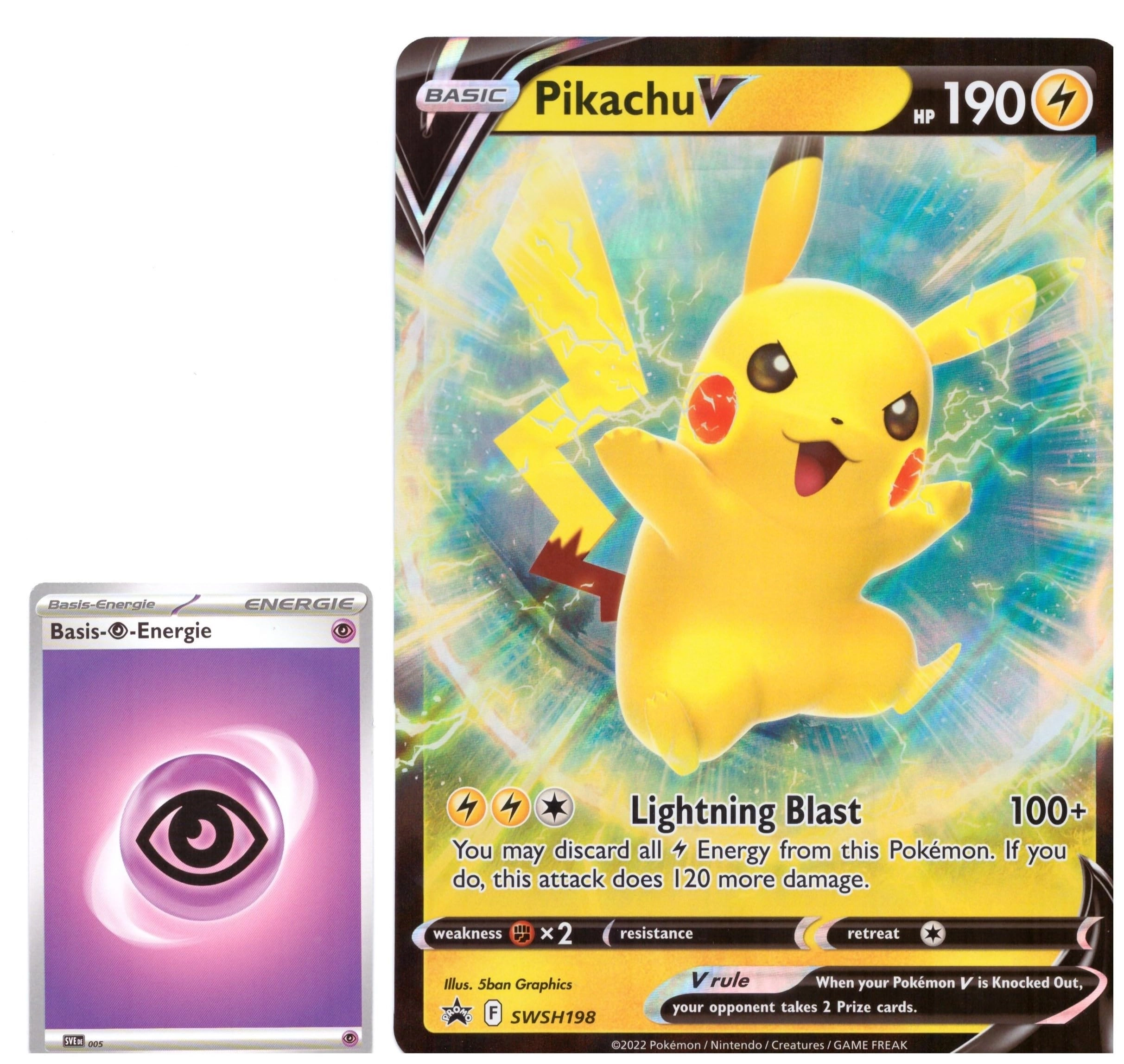 BB-Toy-Trades (Like New) PKM Pika V 198 - English - XXL Fullart Holo