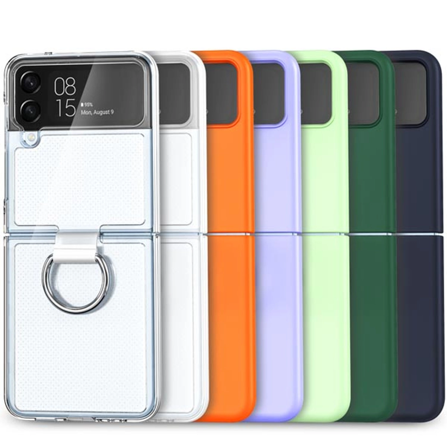 Clear Case Back Case for Samsung Galaxy Z Flip 4