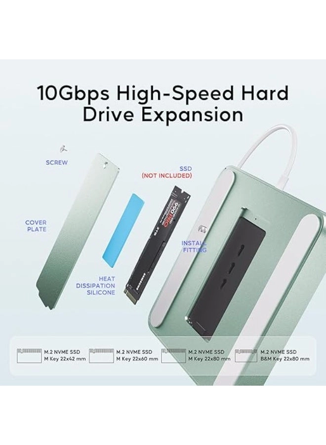 USB C HUB - 7 in 1 10Gbps