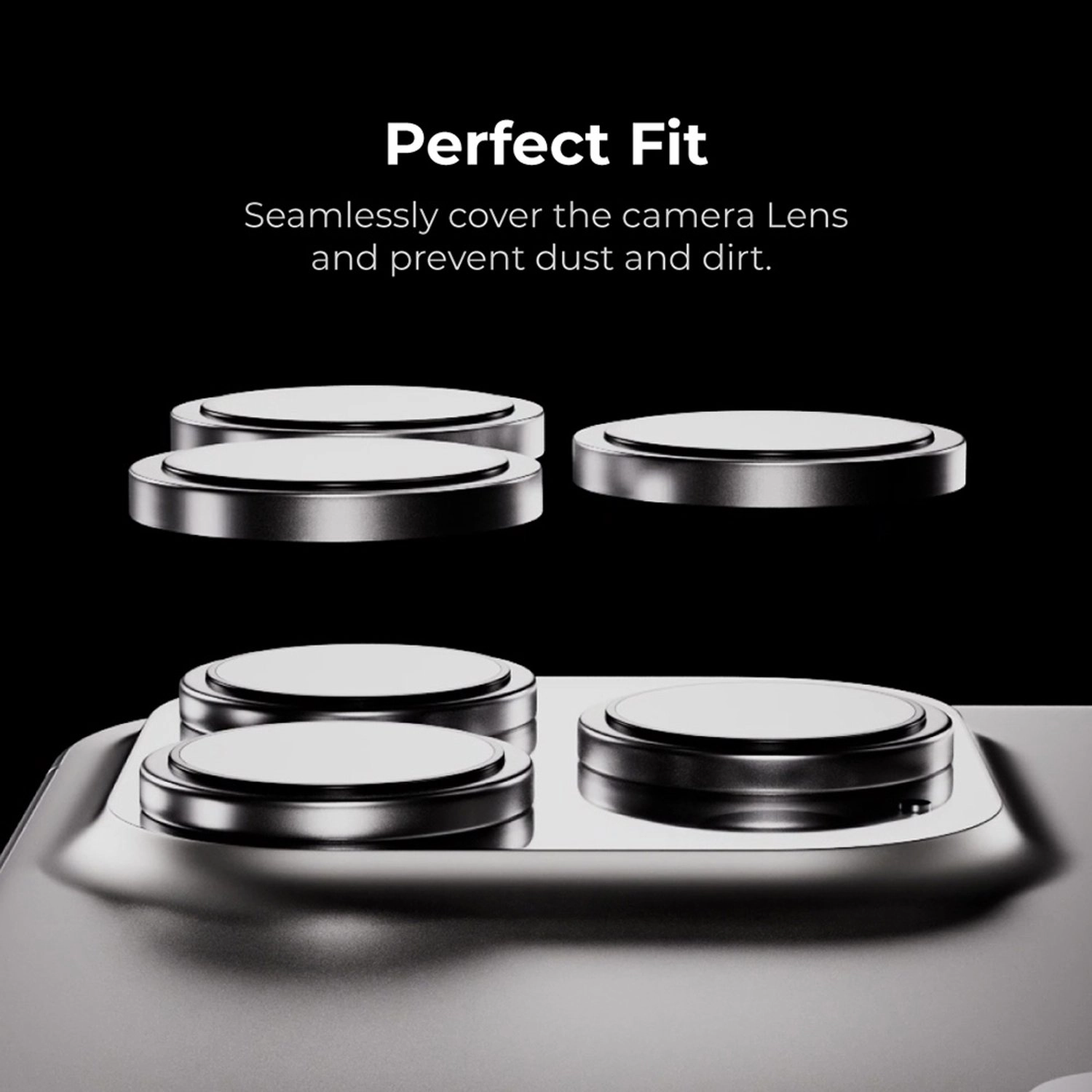 Scratch-Resistant Camera Lens Protector for iPhone 15 Pro Max