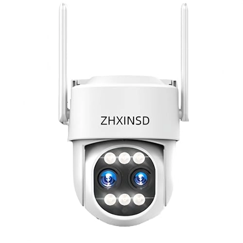 Dual Lens 4MP PTZ Wireless Security Camera