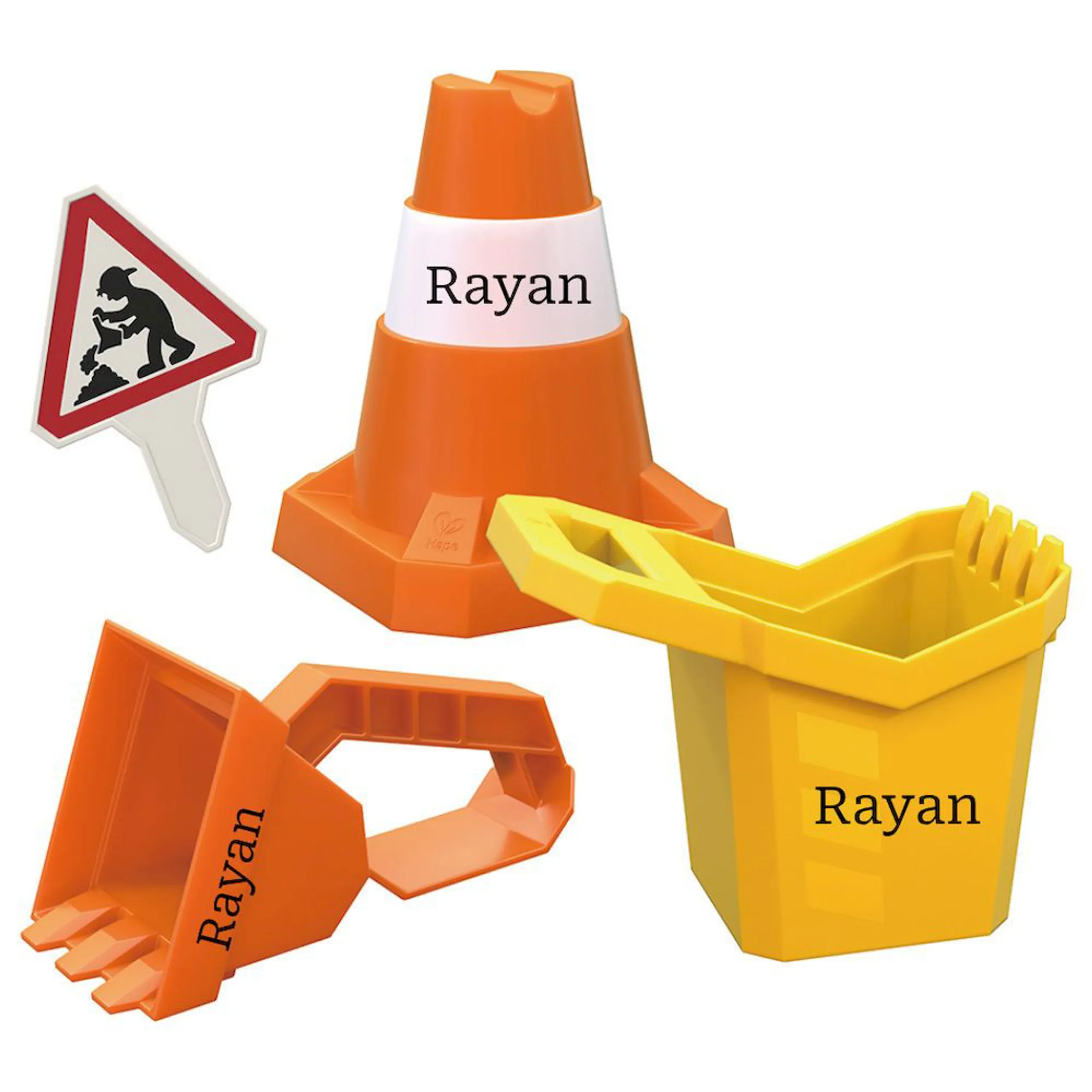 Hape Construction Sand Toy Set - Orange 3+
