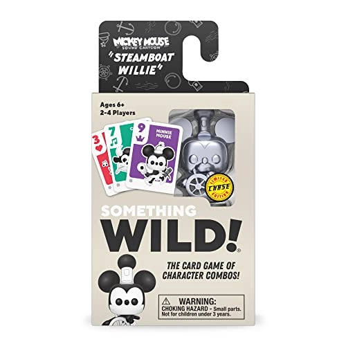 Something Wild! Disney Mickey Mouse with Steamboat Willie Pocket Pop! Card Game