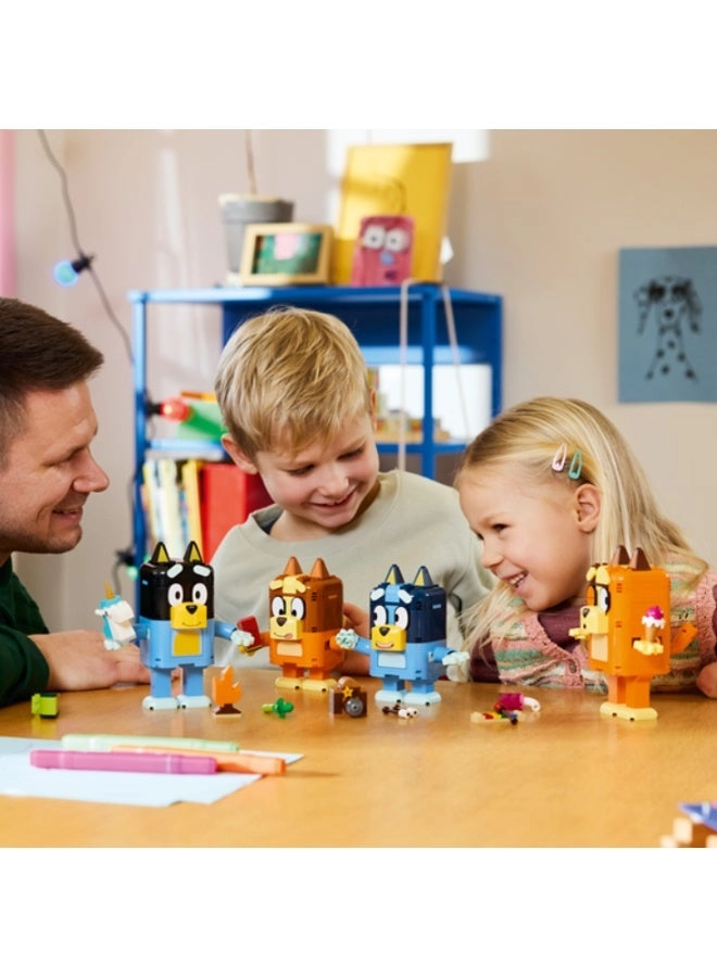 Brick-Built Bluey Family
