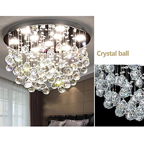 K9 Crystal Chandelier - H13'' x W20'' 9x GU10